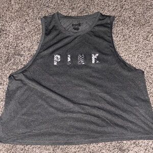 PINK Victoria's Secret Charcoal Tee